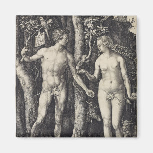 Adam- und Eve-Stich durch Albrecht Durer Magnet