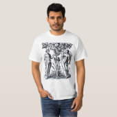 Adam und Eve und der Baum des Wissens-T - Shirt (Vorne ganz)