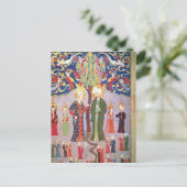 Adam und Eve und ihre dreizehn Siege Postkarte (Stehend Vorderseite)