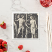 Adam und Eve von Albrecht Durer Serviette (Beispiel)