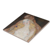 Adam und Eve von Gustav Klimt Fliese (Seite)
