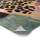 Adam und Eve von Gustav Klimt Poster (Ecke)