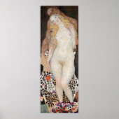 Adam und Eve von Gustav Klimt Poster (Vorne)