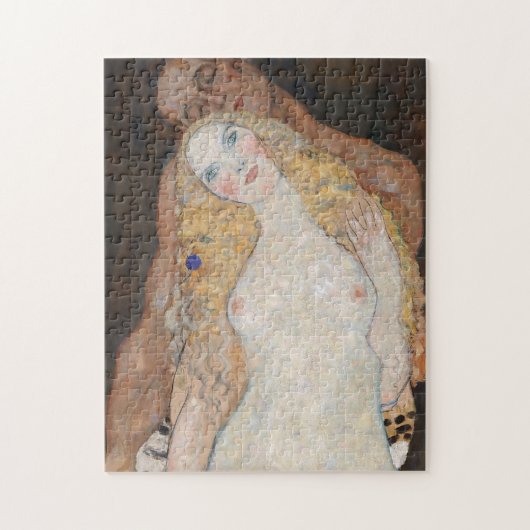 Adam und Eve von Gustav Klimt Puzzle (Vertikal)