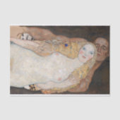Adam und Eve von Gustav Klimt Seidenpapier (Vorderseite)
