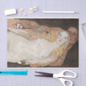 Adam und Eve von Gustav Klimt Seidenpapier (Handwerk)