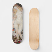 Adam und Eve von Gustav Klimt Skateboard (Vorderseite)