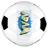 Adam Your Name Graffiti Brick Wall Stylized Fußball (Gedreht)