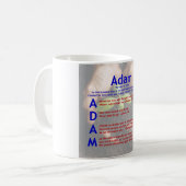 AdamAcrostic Kaffeetasse (Vorderseite Links)