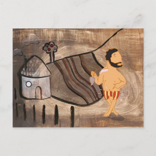 Adams allererste Hose Postkarte (Vorderseite)