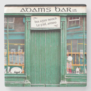 Adams Bar, Dingle, Pubs, Irisch, Untersetzer. Irla Steinuntersetzer