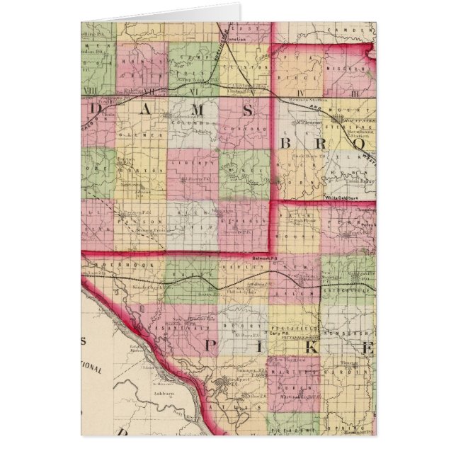 Adams, Brown, Pike Landkreises (Vorne)