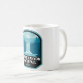 Adams Canyon Waterfall Utah Kaffeetasse (VorderseiteRechts)