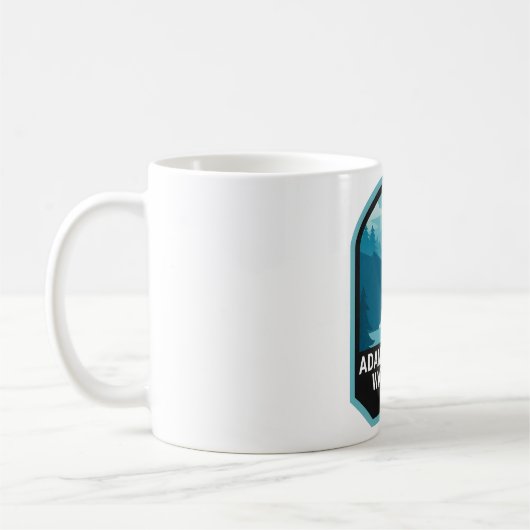 Adams Canyon Waterfall Utah Kaffeetasse (Links)