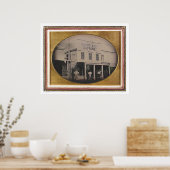 Adams & Co. Express Gebäude (40129) Poster (Küche)