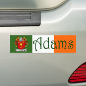 Adams Coat of Arms Flag Autoaufkleber (Auf Auto)