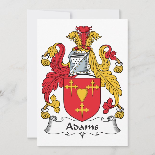 Adams Familienwappen (Vorderseite)