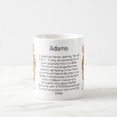 Adams-Familienwappen-Tasse Kaffeetasse (Mittel)