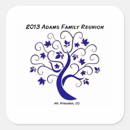 Adams Family Wiedersehen Aufkleber (Vorderseite)