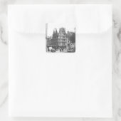 Adam's House Quadratischer Aufkleber (Tasche)