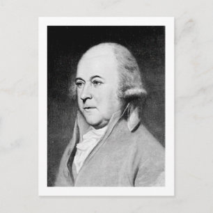 Adams ~ John Adams Präsident der Vereinigten Staat Postkarte