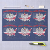 Adams Massachusetts Polnisch Seidenpapier (Handwerk)