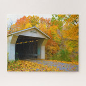 Adams Mill Old Covered Bridge, Indiana Puzzle (Horizontal)