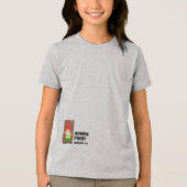 Adams Point Gnome Kids T-Shirt Tri-Blend Shirt (Vorderseite)