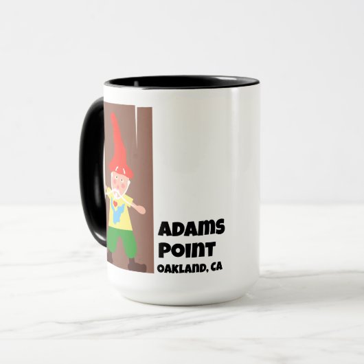 Adams Point Gnome Mug Tasse (Vorderseite Links)