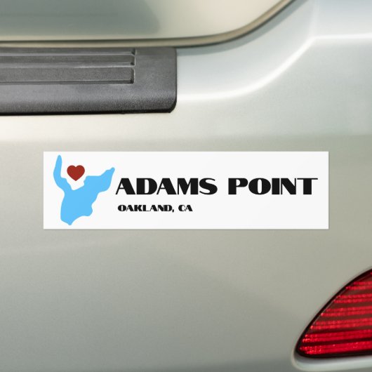 Adams Point / Lake Merritt Bumper Sticker Autoaufkleber (Auf Auto)