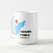 Adams Point / Lake Merritt Mug Kaffeetasse (Vorderseite Links)