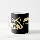 Adams Point Raccoon Mug Kaffeetasse (Vorderseite Links)