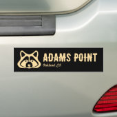 Adams Point Waschbär-Aufkleber Autoaufkleber (Auf Auto)
