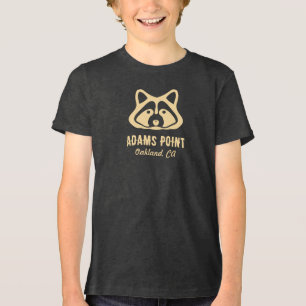 Adams Point Waschbär-T-Shirt Tri-Blend Shirt