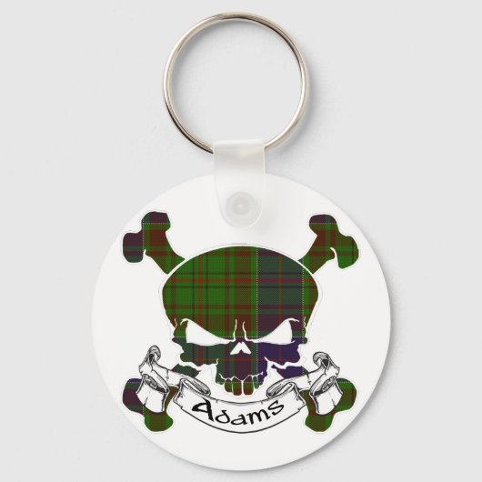 Adams Tartan Skull Schlüsselanhänger (Vorderseite)