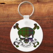 Adams Tartan Skull Schlüsselanhänger (Vorderseite)