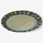 Adams TitianWare Della Robbia c1900 handgemalt Pappteller (Schrägansicht)