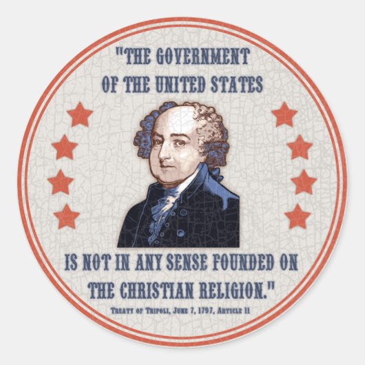 Adams - Tripoli -2 Runder Aufkleber (Vorderseite)