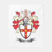 Adams-Wappen Fleecedecke (Vorderseite)