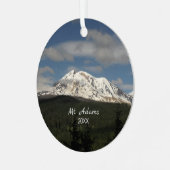 Adams Washington Landschaftliches Foto Ornament Aus Metall (Vorderseite links)