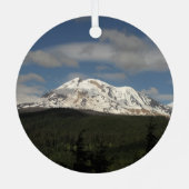 Adams Washington Landschaftliches Foto Ornament Aus Metall (Rückseite)