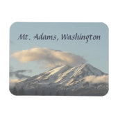 Adams, Washington mit Cloud-Foto Magnet (Horizontal)
