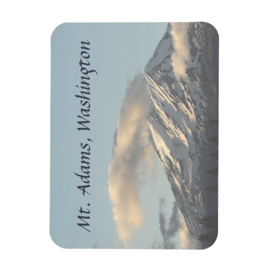 Adams, Washington mit Cloud-Foto Magnet (Vertikal)