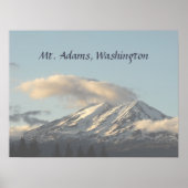Adams Washington mit Cloud-Foto Poster (Vorne)