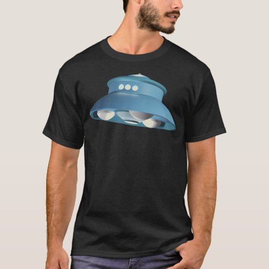 Adamski Ufo Flying Saucer Textless T-Shirt (Vorderseite)