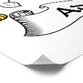 Adamson Familienwappen Poster (Ecke)