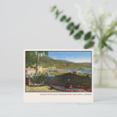 Adamson House Malibu Pfauenbrunnen Postkarte (Stehend Vorderseite)