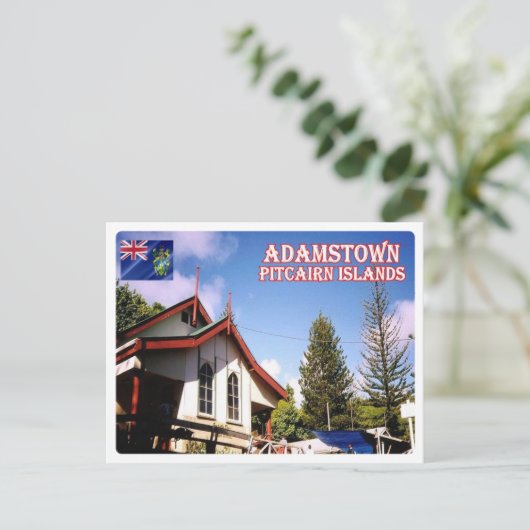 Adamstown - Pitcairninseln - Postkarte (Stehend Vorderseite)