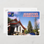 Adamstown - Pitcairninseln - Postkarte (Vorne/Hinten)