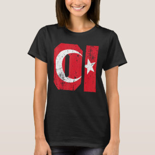Adana 01 Memleket Türkei Flaggenidee T-Shirt